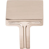 1-1/8'' Overall Length Satin Nickel Square Anwick Cabinet Knob