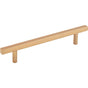 Jeffrey Alexander - 128 mm Center-to-Center Satin Bronze Square Dominique Cabinet Bar Pull - Satin Bronze