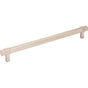 Jeffrey Alexander - 224 mm Center-to-Center Satin Nickel Square Zane Cabinet Pull - Satin Nickel