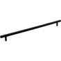 Jeffrey Alexander - 305 mm Center-to-Center Matte Black Square Dominique Cabinet Bar Pull - Matte Black