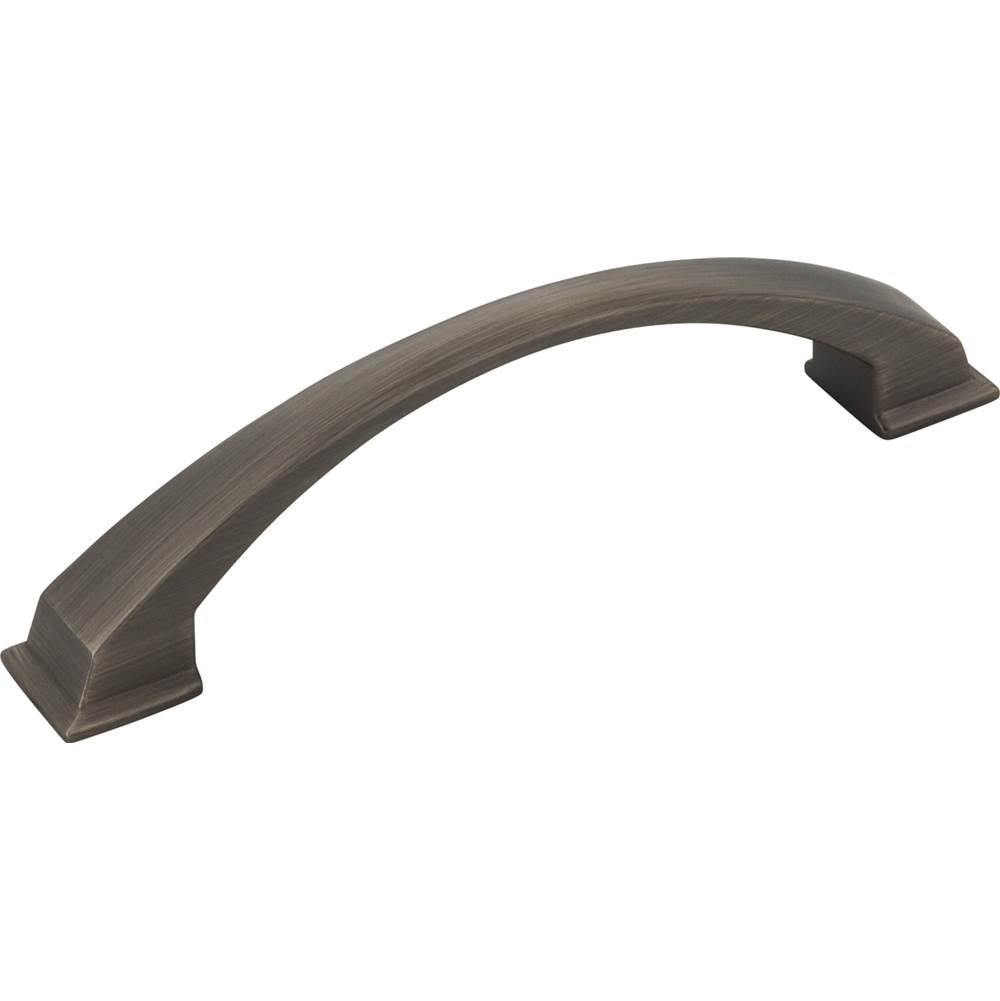Jeffrey Alexander - 128 mm Center-to-Center Brushed Pewter Arched Roman Cabinet Pull - Brushed Pewter