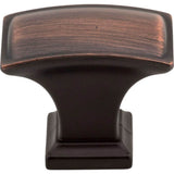 1-1/2'' Overall Length Brushed Oil Rubbed Bronze Rectangle Annadale Cabinet Knob
