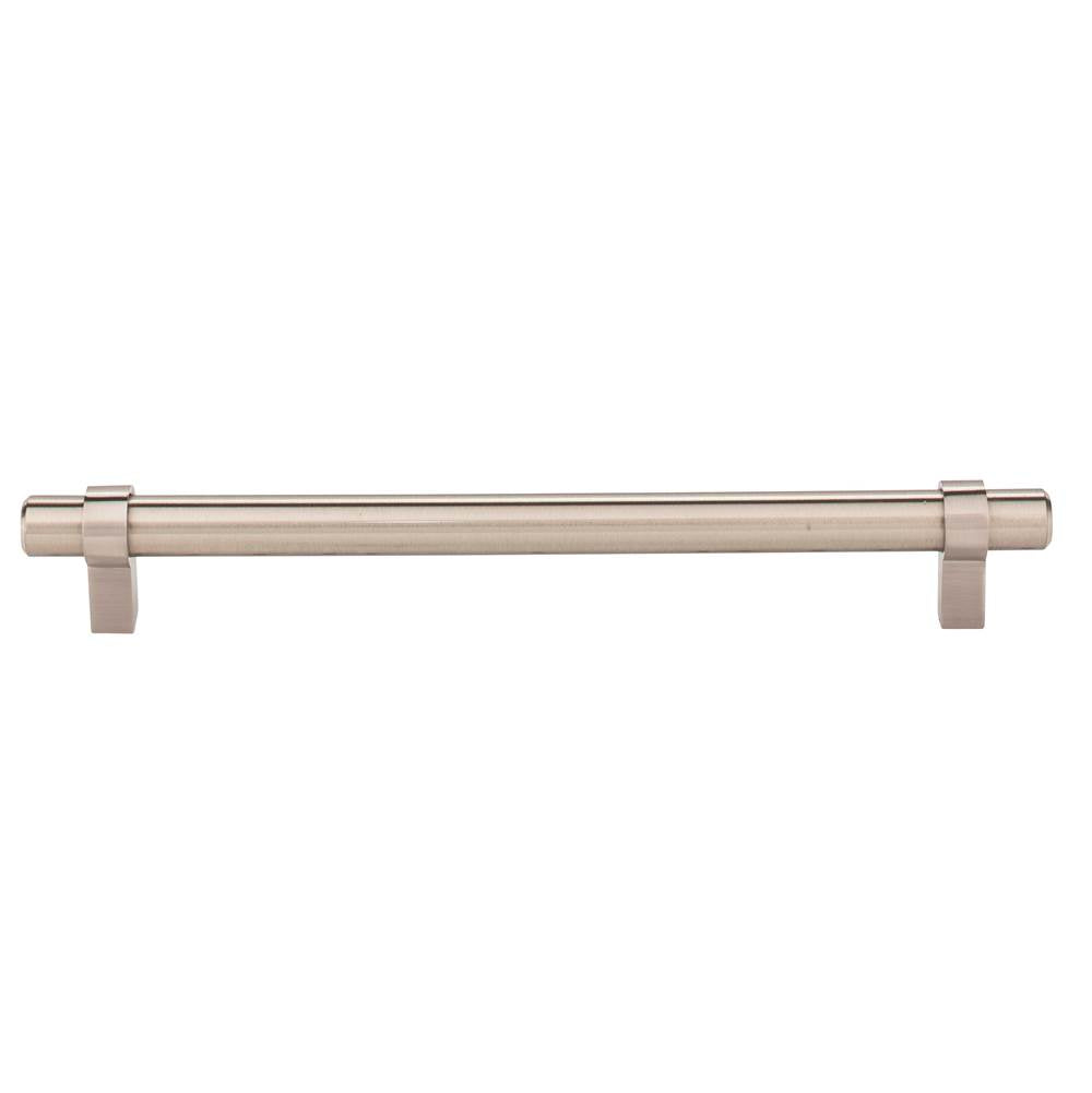 192 mm Center-to-Center Satin Nickel Key Grande Cabinet Bar Pull