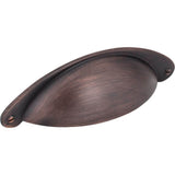 Jeffrey Alexander - 3'' Center-to-Center Brushed Oil Rubbed Bronze Lyon Cabinet Cup Pull - Brushed Oil Rubbed Bronze