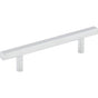 Jeffrey Alexander - 96 mm Center-to-Center Polished Chrome Square Dominique Cabinet Bar Pull - Polished Chrome