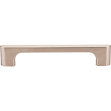 128 mm Center-to-Center Satin Nickel Asymmetrical Leyton Cabinet Pull