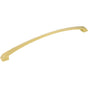 Jeffrey Alexander - 305 mm Center-to-Center Brushed Gold Arched Roman Cabinet Pull - Brushed Gold