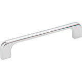Jeffrey Alexander - 128 mm Center-to-Center Polished Chrome Alvar Cabinet Pull - Polished Chrome