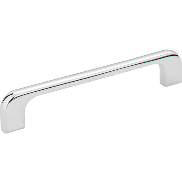Jeffrey Alexander - 128 mm Center-to-Center Polished Chrome Alvar Cabinet Pull - Polished Chrome