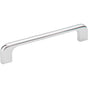 Jeffrey Alexander - 128 mm Center-to-Center Polished Chrome Alvar Cabinet Pull - Polished Chrome
