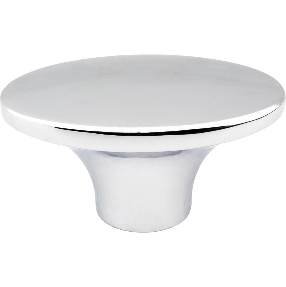 1-7/8'' Overall Length Polished Chrome Oval Hudson Cabinet Knob