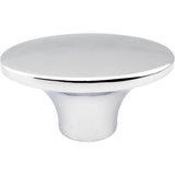 1-7/8'' Overall Length Polished Chrome Oval Hudson Cabinet Knob