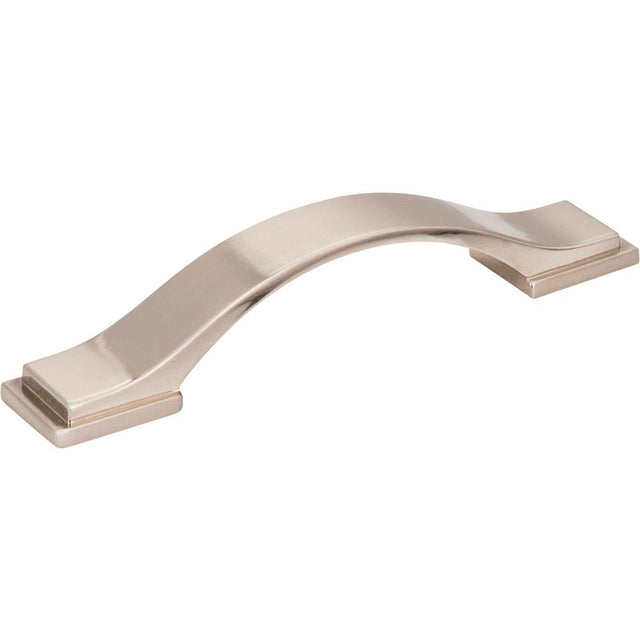 Jeffrey Alexander - 96 mm Center-to-Center Satin Nickel Strap Mirada Cabinet Pull - Satin Nickel