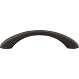 96 mm Center-to-Center Brushed Oil Rubbed Bronze Wheeler Cabinet Pull