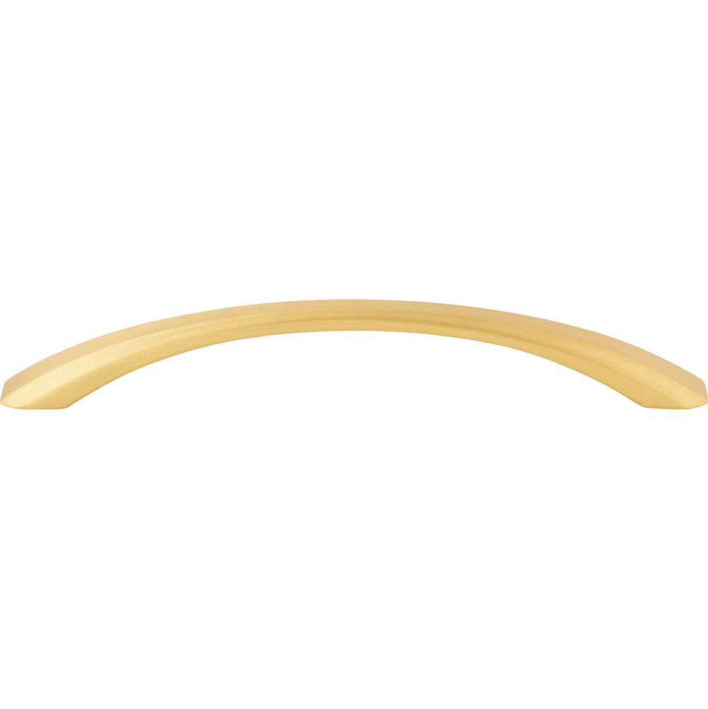 160 mm Center-to-Center Brushed Gold Wheeler Cabinet Pull