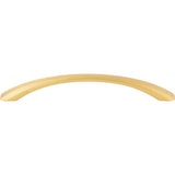 160 mm Center-to-Center Brushed Gold Wheeler Cabinet Pull
