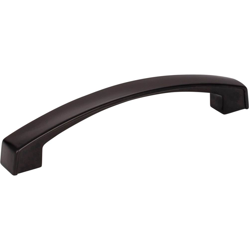 Jeffrey Alexander - 128 mm Center-to-Center Matte Black Square Merrick Cabinet Pull - Matte Black