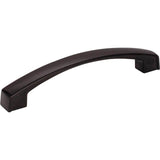 Jeffrey Alexander - 128 mm Center-to-Center Matte Black Square Merrick Cabinet Pull - Matte Black