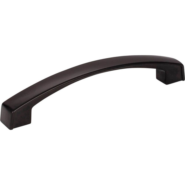 Jeffrey Alexander - 128 mm Center-to-Center Matte Black Square Merrick Cabinet Pull - Matte Black