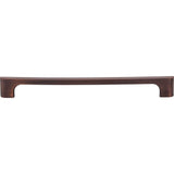 224 mm Center-to-Center Brushed Oil Rubbed Bronze Asymmetrical Leyton Cabinet Pull