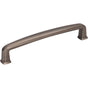 Jeffrey Alexander - 128 mm Center-to-Center Brushed Pewter Square Milan 1 Cabinet Pull - Brushed Pewter