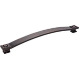 Jeffrey Alexander - 12'' Center-to-Center Brushed Oil Rubbed Bronze Square Delmar Appliance Handle - Brushed Oil Rubbed Bronze