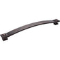 Jeffrey Alexander - 12'' Center-to-Center Brushed Oil Rubbed Bronze Square Delmar Appliance Handle - Brushed Oil Rubbed Bronze