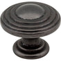 Jeffrey Alexander - 1-1/4'' Diameter Gun Metal Stacked Bremen 2 Cabinet Knob - Gun Metal