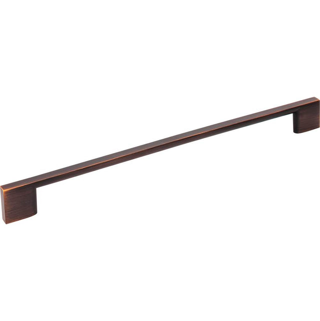 Jeffrey Alexander - 256 mm Center-to-Center Brushed Oil Rubbed Bronze Square Sutton Cabinet Bar Pull - Brushed Oil Rubbed Bronze