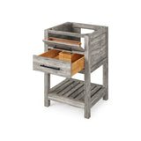24'' Grey Wavecrest Vanity