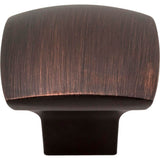 1-3/16'' Overall Length Brushed Oil Rubbed Bronze Square Sonoma Cabinet Knob