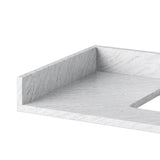Jeffrey Alexander - White Carrara Marble Sidesplash - White