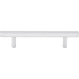 96 mm Center-to-Center Polished Chrome Square Dominique Cabinet Bar Pull