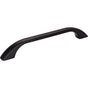 Jeffrey Alexander - 160 mm Center-to-Center Matte Black Square Sonoma Cabinet Pull - Matte Black