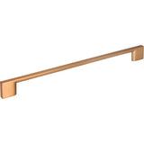 Jeffrey Alexander - 256 mm Center-to-Center Satin Bronze Square Sutton Cabinet Bar Pull - Satin Bronze