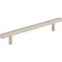 Jeffrey Alexander - 128 mm Center-to-Center Satin Nickel Square Dominique Cabinet Bar Pull - Satin Nickel