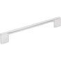 Jeffrey Alexander - 160 mm Center-to-Center Polished Chrome Square Sutton Cabinet Bar Pull - Polished Chrome
