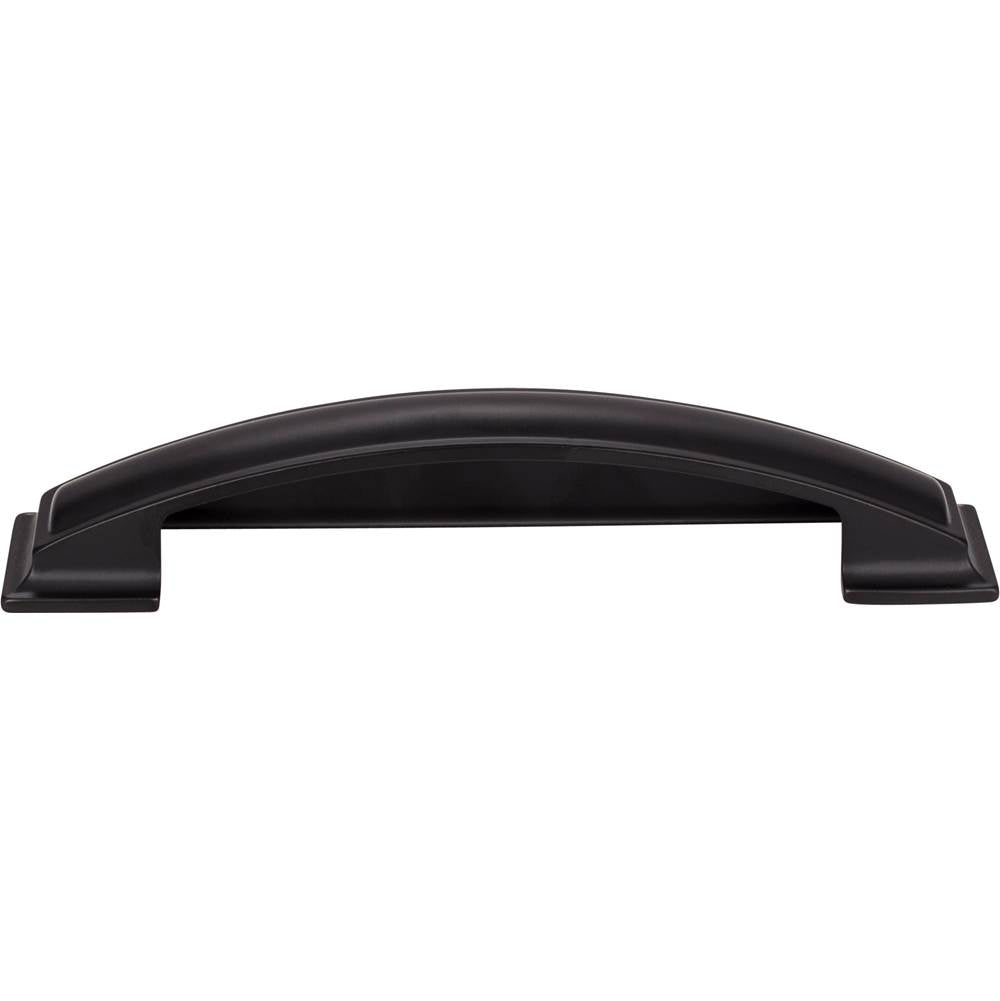 128 mm Center-to-Center Matte Black Square Annadale Cabinet Cup Pull