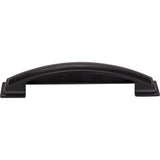 128 mm Center-to-Center Matte Black Square Annadale Cabinet Cup Pull