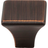 1-1/8'' Overall Length Brushed Oil Rubbed Bronze Square Marlo Cabinet Knob