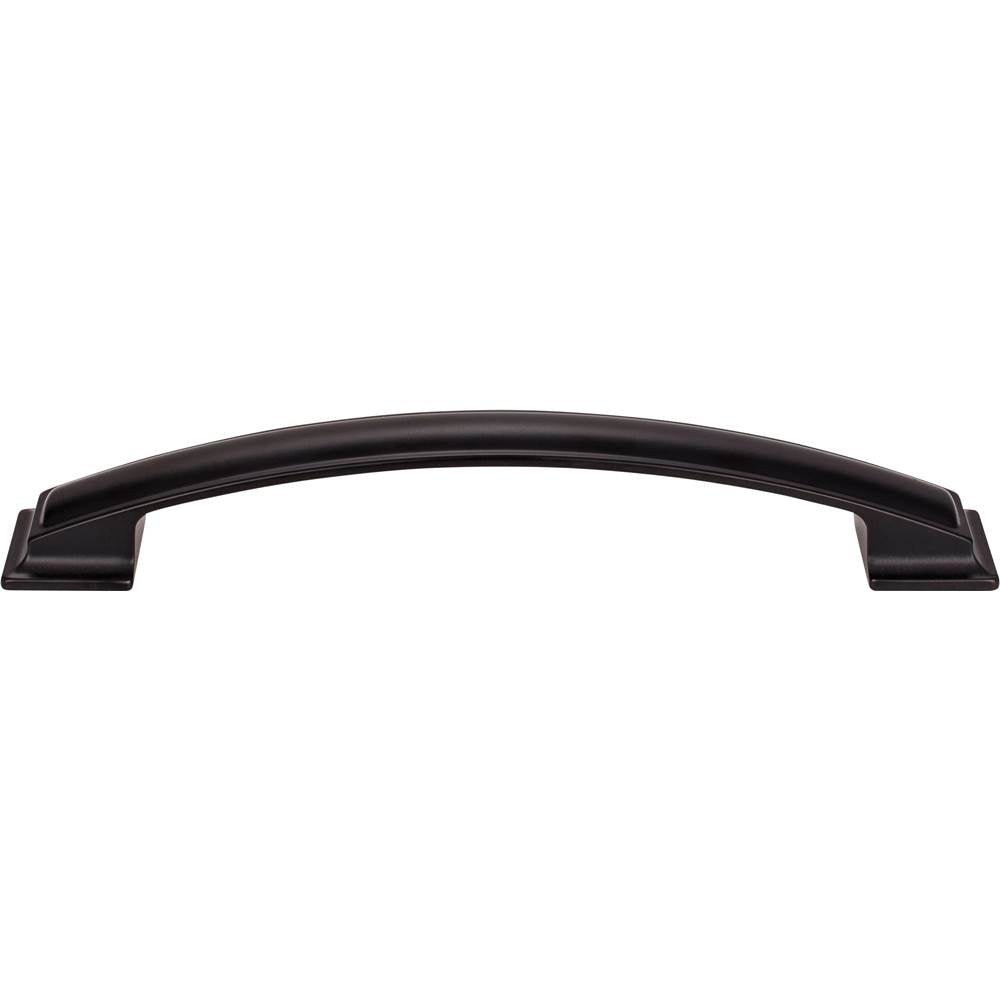 160 mm Center-to-Center Matte Black Square Annadale Cabinet Pull