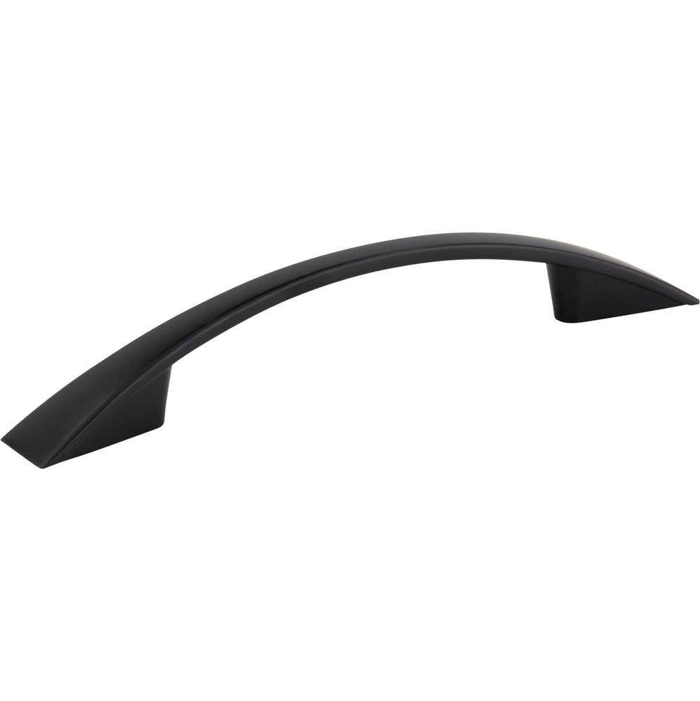 Jeffrey Alexander - 96 mm Center-to-Center Matte Black Flared Regan Cabinet Pull - Matte Black