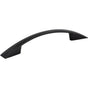 Jeffrey Alexander - 96 mm Center-to-Center Matte Black Flared Regan Cabinet Pull - Matte Black