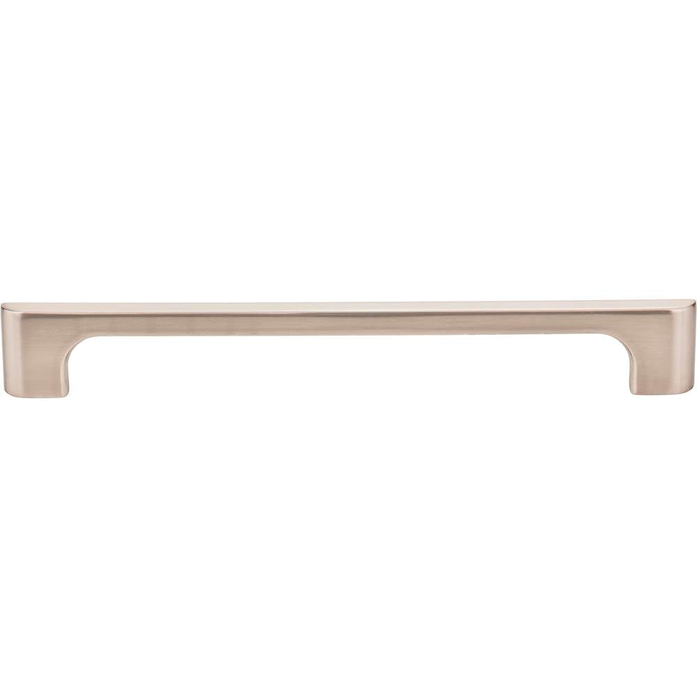 192 mm Center-to-Center Satin Nickel Asymmetrical Leyton Cabinet Pull