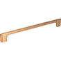 Jeffrey Alexander - 224 mm Center-to-Center Satin Bronze Asymmetrical Leyton Cabinet Pull - Satin Bronze