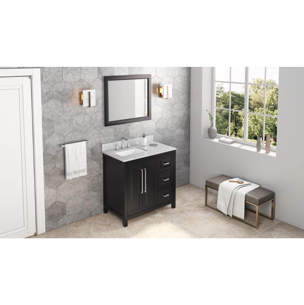 33'' W x 1'' D x 28'' H Black Cade mirror