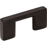 Jeffrey Alexander - 32 mm Center-to-Center Matte Black Square Sutton Cabinet Bar Pull - Matte Black