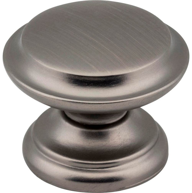 Jeffrey Alexander - 1-3/8'' Diameter Brushed Pewter Cordova Cabinet Knob - Brushed Pewter