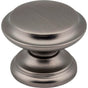 Jeffrey Alexander - 1-3/8'' Diameter Brushed Pewter Cordova Cabinet Knob - Brushed Pewter