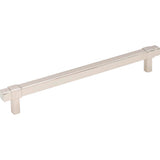 Jeffrey Alexander - 192 mm Center-to-Center Polished Nickel Square Zane Cabinet Pull - Polished Nickel